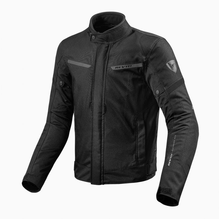 Fjt222 jacket lucid black long front 1